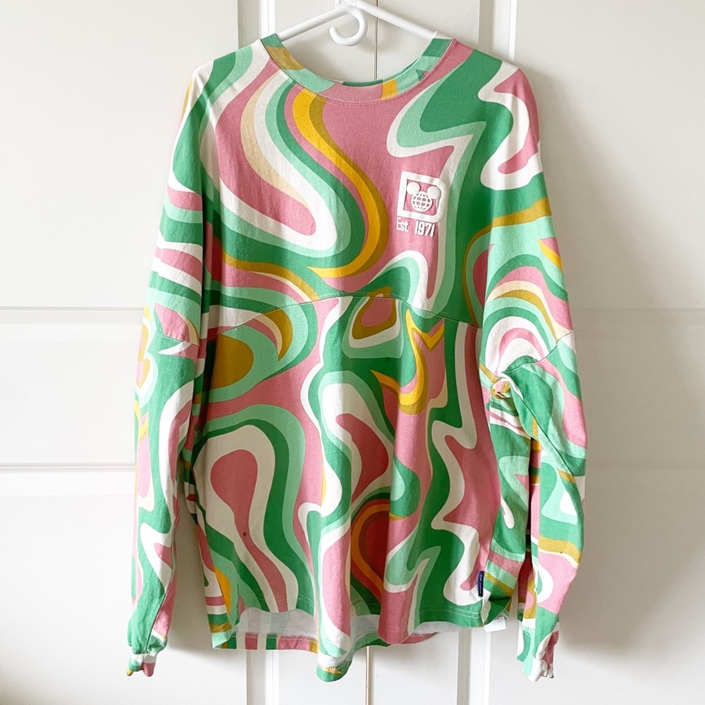 DisneyWorld Retro Swirl Spirit Jersey Size XXL